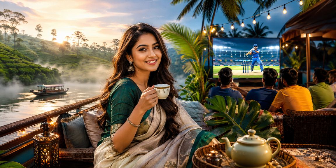 সিলেটের চা বাগানে ক্রিকেট বেটিংয়ের অনন্য দৃশ্য